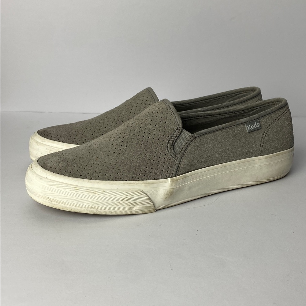 Keds Women's Gray Slip On Sneakers 9 - Picture 5 of 9